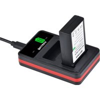 Batmax 1800mAh EN-EL9 EN-EL9a Battery+LED Dual Charger for Nikon D40 D40X D60 D5000 D3000 L15 Cameras