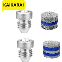 New Foam Cannon Orifice Nozzle Tips and Foam Maker Mesh Filter 0.9MM to 1.4MM Foam Generator For Washing Automotive