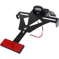 Universal Motorcycle License Plate Number Bracket Holder LED Motocross Rear Light Taillight for Yamaha Honda Kawasaki