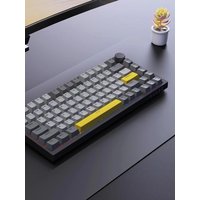 Ajazz AK820 Wired Mechanical Keyboard with CNC Knob Control,81Keys Gasket Mount,Hot-swap, Backlit,for PC/MAC