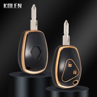 TPU Key Case Cover Shell Fob For Renault Megane Duster Modus Espace Laguna Logan For DACIA Sandero Fluence Clio Kango 2 Buttons