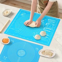 Thickened Dough Rolling Mat,Reusable Baking Mat,Multi-Functional Non-Stick Pastry Mat,for Rolling Dough,Kneading,Baking Pastry