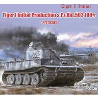 Border Assembly Proportional Model Kit TK7205 Tiger Tank Initial Type 100 Eared Tiger 1/72