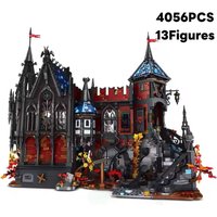 Transylvania Abenteuerschloss 4056 Teile Bausteine Stadtansicht Modell Bausatz Bausteine Spielzeug Geburtstags- und Weihnachtsgeschenke