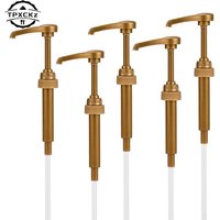 1pc/5pcs Coffee Milk Tea Dispenser Syrup Pump Liquid Dispenser For Monin Syrup 10ml Juice Bottle Dispenser Pump Kitchen Tools