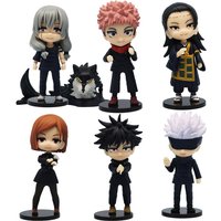 Q Posket Jujutsu Kaisen 9cm Figure Satoru Gojo Itadori Yuji Geto Suguru Nobara Megumi Collection Character Ornaments