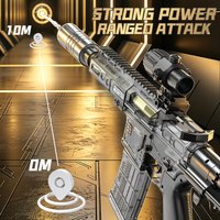 Electric SLR Water Gun Toy High Pressure Long-range Water Blaster Spray Rifle Model Summer Outdoor Pool Toy for Adult Boy Gift