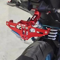 For Honda CB CB125F CB125R CB150R CB190 CB190R CB250R License Plate Holder Number Plate Frame LED Light Bracket turn signal