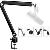 Heavy Suspension Boom Microphone Stand for SM7B K688 K658 AM8 Condenser Microphone Recording Studio Scissor Adjustable Arm Stand