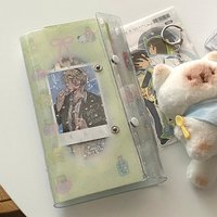 MINKYS New Arrival Kawaii Stickers A6 Half Bills Cards Collect Book Cards Organizer Storage Book School Stationery