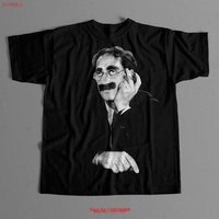 Officially Licensed Groucho Marx T Shirt vintage Washed designer clothes homme Soft Slightly Stylish Unisex Stretched