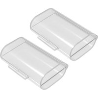 AA Protections Box 2-Channel Storage Box Organizers Protective Cover Suitable for 1~2pcs AA Batteries