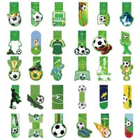 5/30PCS Cartoon Football Bookmark for Pages Books Readers Handheld Creative Materials Stationery Supplies