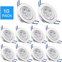 10 Pack/lots 3-25 Day All Aluminum LED Spot LED Downlight Dimmable Bright Recessed Decoration Ceiling Lamp 110V 220V AC85-265V