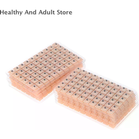 1200Pcs Relaxation Ears Stickers Acupuncture Needle Ear Vaccaria Seeds Ear Massage Auricular-paster Press Seeds Accessories