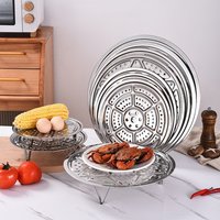 1 PC 15-39cm Pressure Cooker Canner Rack Stainless Steel Canning Steamer Rack Stand For Cooking Toast Bread Baking Kitchen Gadge