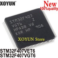 (1piece) 100% New STM32F407VET6 STM32F407VGT6 STM32F407 VET6 STM32F407 VGT6 QFP-100
