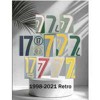 1998-2021 Portugal Retro Name sets 7Ronaldo Portugal name and number iron on Soccer Nameset top AAAA quality Retro