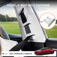 YZ For Tesla Model 3 Highland 2024- 2026 2pcs Seat Belt Adjuster Limiter Safety Seats Shoulder Protection Car Accessories