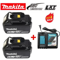 Genuine Makita Batteries 18V 6.0Ah 6000mAh, Makita 18V Battery BL1860 BL1860B Replacement 18650 Battery,for Makita power tools