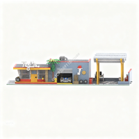 3473pcs MOC Tej S Garage 2 Fast Furious Display Sets Modular Streetscape Model Building Blocks Construction Toy Christmas Gift