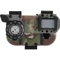 Tactical Survival Compass with GPS Holder, Outdoor Camping Militar Hunting Vest Plate Carrier Phone Folded Navigation Board