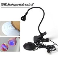 Portable 5W/3W UV Led Nail Lamp Foot Pedal Switch Adjustable Head Gel Polish Curing Lamp Professional Nail Dryer Nail Salon