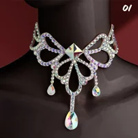 New Belly Dane Necklace Neck Chain Bellydance Accessories Stage Oriental Performance Short Necklace Accessory Dance Outfi