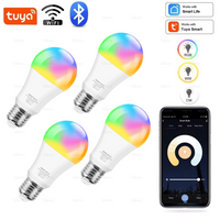 Tuya Wifi/Bluetooth Smart Led Light Bulb Alexa Led Lamp E27 RGB 110V 220V Smart Lamps For Google Assistant Smart Life