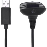 USB Charging Cable for XBOX 360 Controller Wireless To Wire Playing Connection Cord 150cm Black White