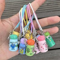 15cm/17cm Mini Plush Doll'S Bottle Accessories Labubu I II Idol Dolls Sitting Party Diy Gifts