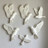 European Embossed Bird Wall Decoration Fashion Living Room Sofa Background Wall Decoration Simulation Animal Hanging Decorations