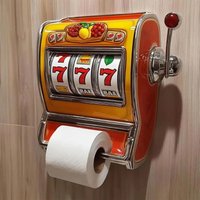 Wandmontierter Toilettenpapierhalter für Schlitzmaschinen, lustiger Toilettenpapierhalter für Schlitzmaschinen aus Kunststoff, einfach zu installieren