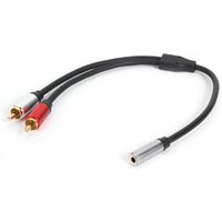 RCA Cable 2RCA Male to 3.5mm Female Audio Aux Cable 3.5mm Jack Rca Cable for MP3 Phone Home Theater DVD 2RCA Audio Cable