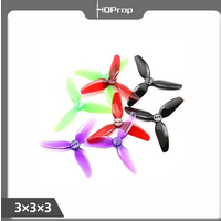 8 par śmigła HQPROP T3X3X3 3030 3-łopatowe rekwizyty PC 1,5 mm CW CCW dla RC FPV Freestyle 3-calowe drony Cinewhoop z wykałaczką