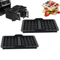 Air Fryer Silicone Liner Non-Stick,Reusable Air Fryer Waffle Baking Pan Waffle Mold,Suitable,Air Fryer Baking
