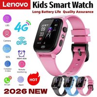 Lenovo Kids Smart Watch SOS Wifi GPS Location Video Call Electronic Watch Card Camera Waterproof School For Boys Girls For Gift