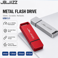 High-Speed USB 3.1 Flash Drive 512GB Metal Pendrive 256GB 128GB 64GB Portable Memory Stick Gift U Disk for Xiaomi Phones