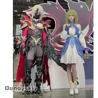 Dunayskiy*Game Genshin Impact Rerir Rächer of Solnari Cosplay Costume Character Armor Gloves AccessoryFullset Halloween Disguise