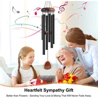 Large Aluminium Wind Chimes 37" Inches To Create A Zen Atmosphere for Outdoor,Garden,Patio Decoration with Wind Catcher Gifts