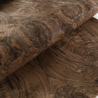 L:2.5meters Width:550mm T:0.25mm Sheets Guitar Skateboard Furniture Decoration Natural Black Walnut Burl Wood Veneer