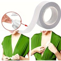 1Roll of high-quality double-sided clothing tape - Self-adhesive strip,Suitable for dresses、The secure fit and comfortable wear