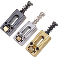 6Pcs Elektrische Gitarre Roller Brücke Tremolo Sättel Für Strat TL Zink-legierung Elektrische Gitarre Ersatz Brücke Sattel Set
