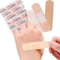 10-60Pcs Breathable Band Aid Waterproof Bandage First Aid Wound Dressing Medical Tape Wound Plaster Emergency Kits Bandaids