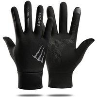 AliExpress NONE Gloves Men Cycling Bike Women Thermal Fleece Cold Wind Waterproof TouchScreen Bicycle Warm Outdoor Running Skiing Mitten