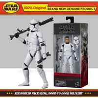 In-Stock Hasbro Star Wars The Black Series Phase I Clone Trooper 15cm Action Figure Collection Original Model Toy Ornament Gift