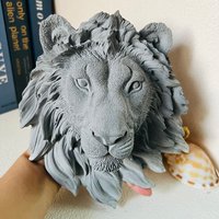 Animal Head Lion Wall Decor Mold Wolf Head Living Room Decor Plaster Silicone Mold Turtle Storage Tray Concrete Mold