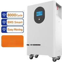 Integrated 48V/51.2V 300AH 15KWh solar lithium iron battery + 5kw inverter wall power battery energy storage