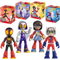 12cm Marvel Spider Man building block Splicing toys Iron man Peter Parker Miles Gwen Ant-Man Action Figure