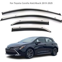 For Toyota Corolla Hatchback/Sedan 2019-2025 Window Deflectors Rain Visor Guard Weather Shield